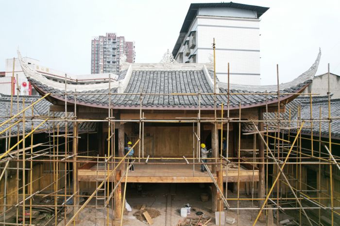 浙江宁波古建筑公司-宁波钢结构仿古建筑-宁波仿古钢结构公司