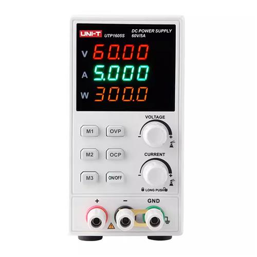 优利德UTP1605S高精度直流稳压电源手机电脑汽车维修60V/5A电源