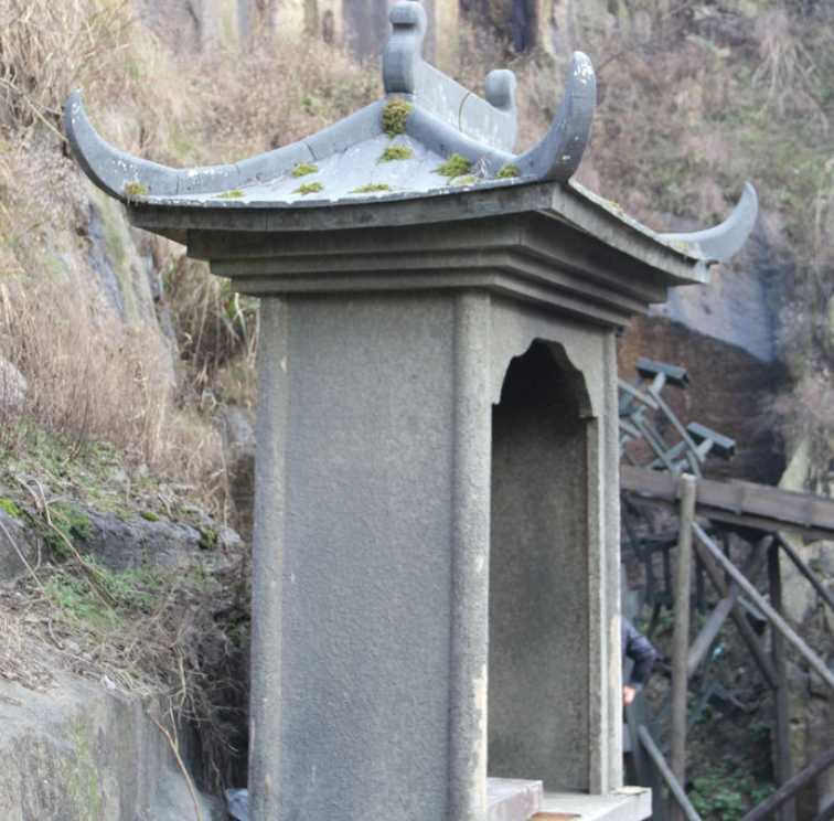 仿古石雕佛龛