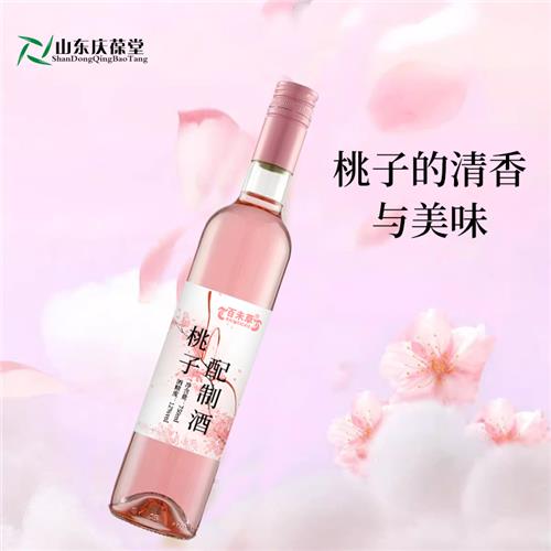 桃子配制酒加工定制果酒整箱批发厂家直供