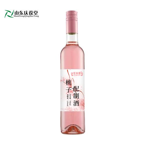 桃子配制酒加工定制果酒整箱批发厂家直供