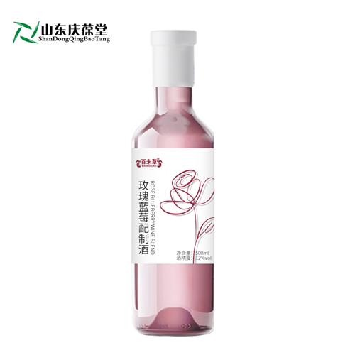 加工定制玫瑰蓝莓配制酒果酒果露酒OEM贴牌代工