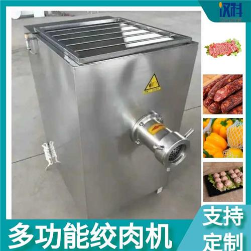 不锈钢冻肉绞肉机 鸡脯丸子加工姣切设备 水饺馄钝馅料绞陷机