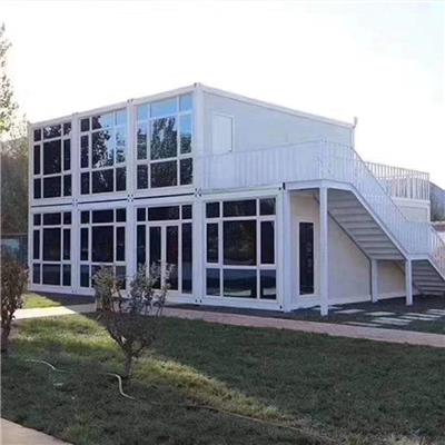 邯郸二手集装箱房屋出租 大名玻璃幕墙打包箱房搭建 活动房回收
