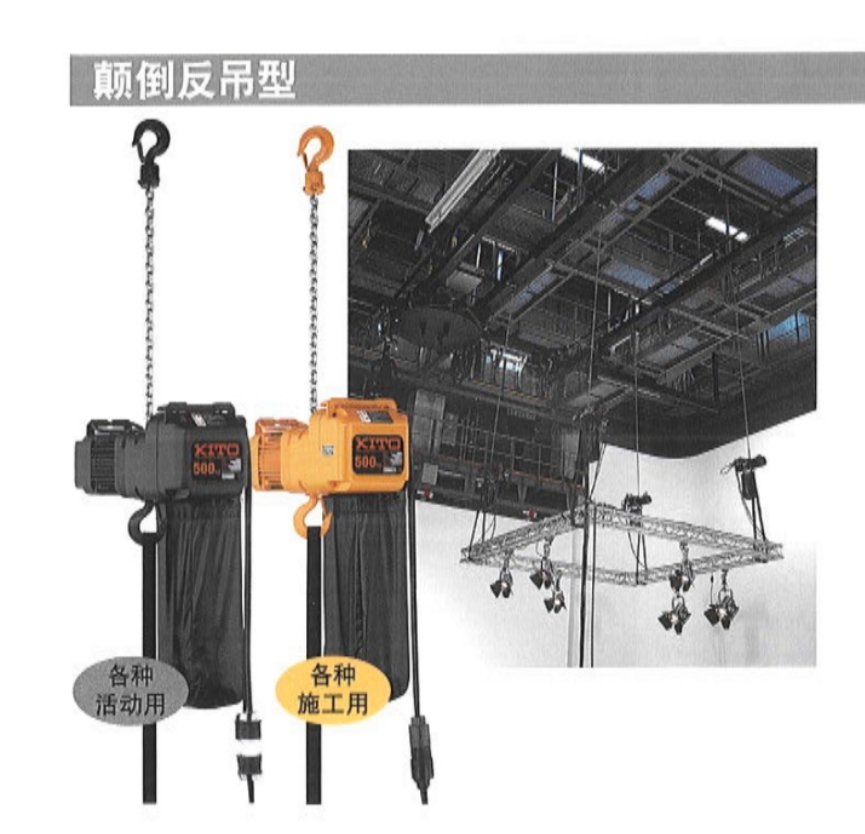 KITO颠倒反吊型环链电动葫芦