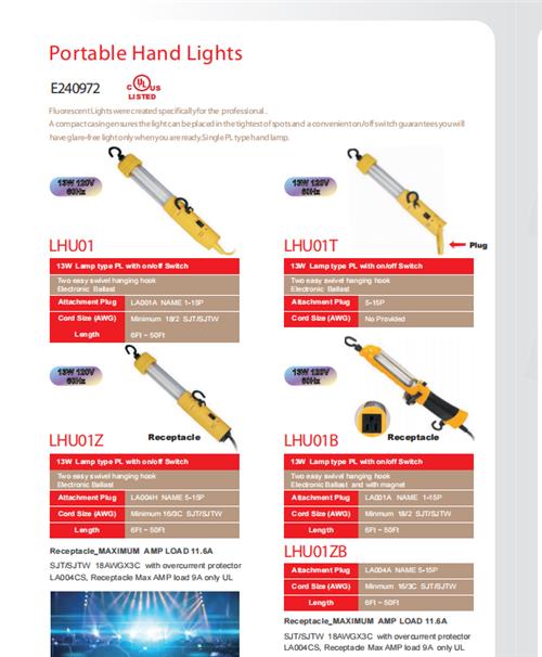 SJTW 18AWG/3C  6FT-50FT  5W 120V LED小鸟灯