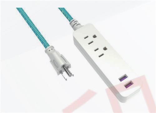 UL/ETL  SJT  14AWG/3C  带USB 拖线板