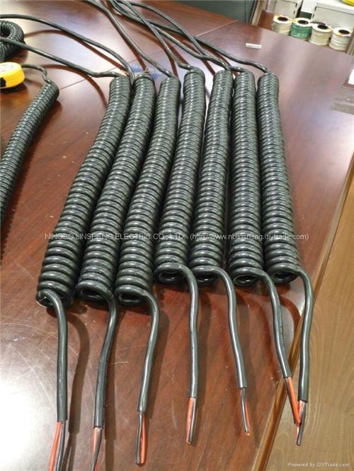 供应 16AWG 14AWG 12AWG 10AWG TPE/PVC/橡胶 弹簧线